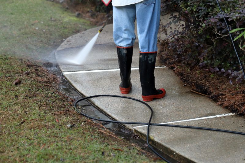 Driveway and Sidewalk Power Washing