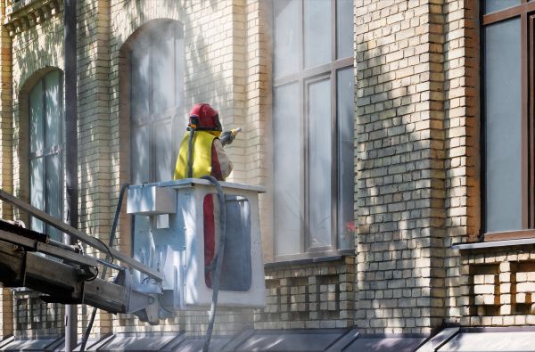 Brick Facade Cleaning in Iowa City